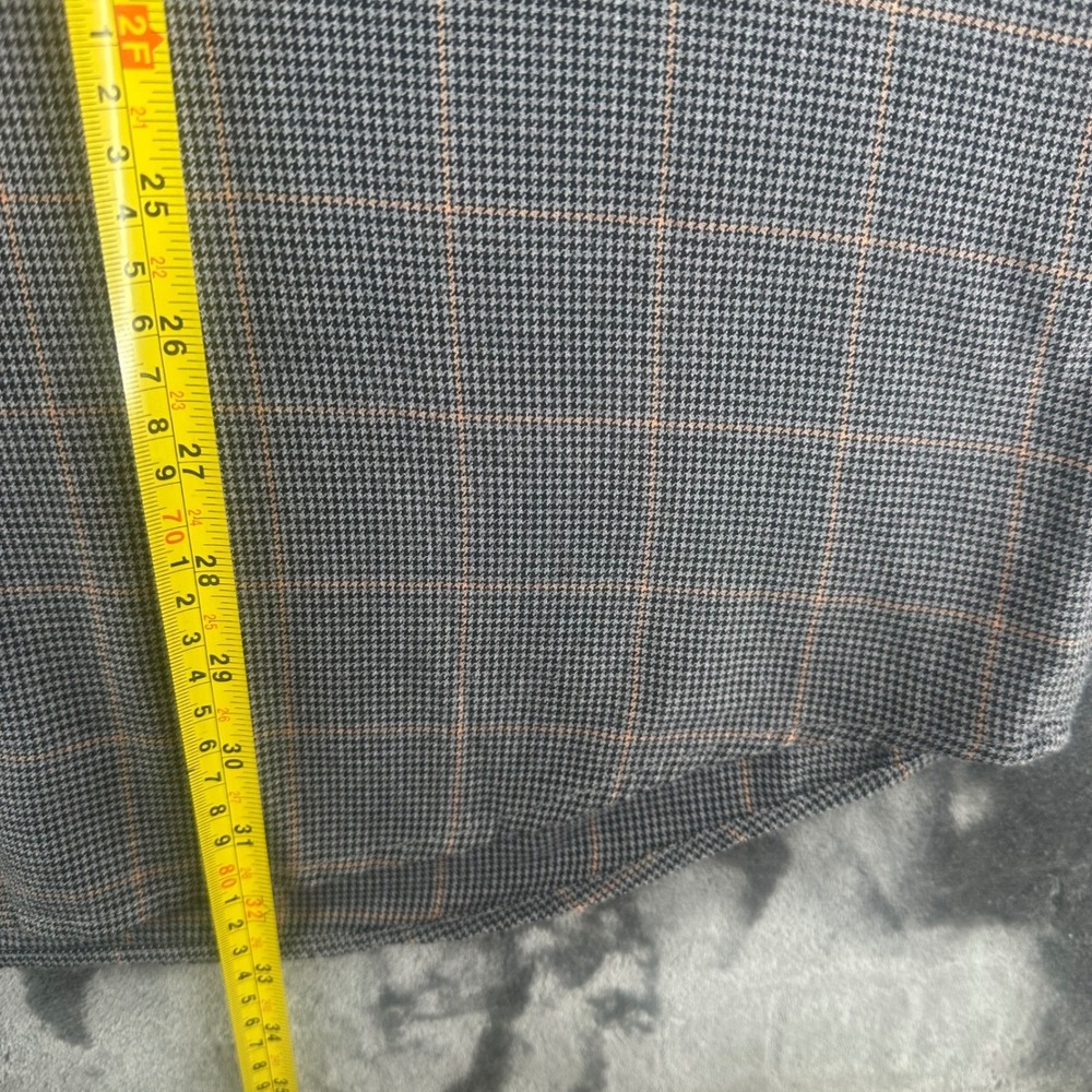 Orvis Mens‎ XL Classic Fit Tri-Blend Wool Cotton Houndstooth Plaid Button Down - Picture 7 of 9